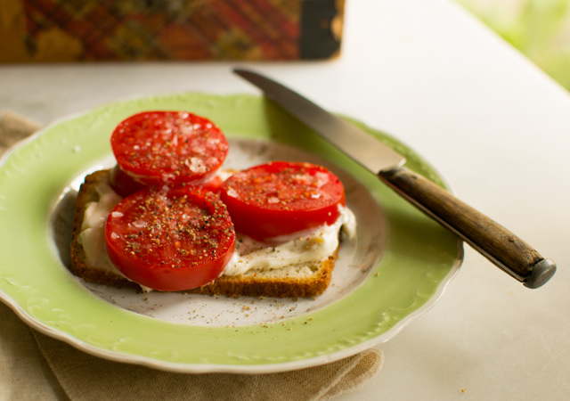 the best tomato sandwich